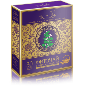 Herbal tea with forest willow and lemon balm for men