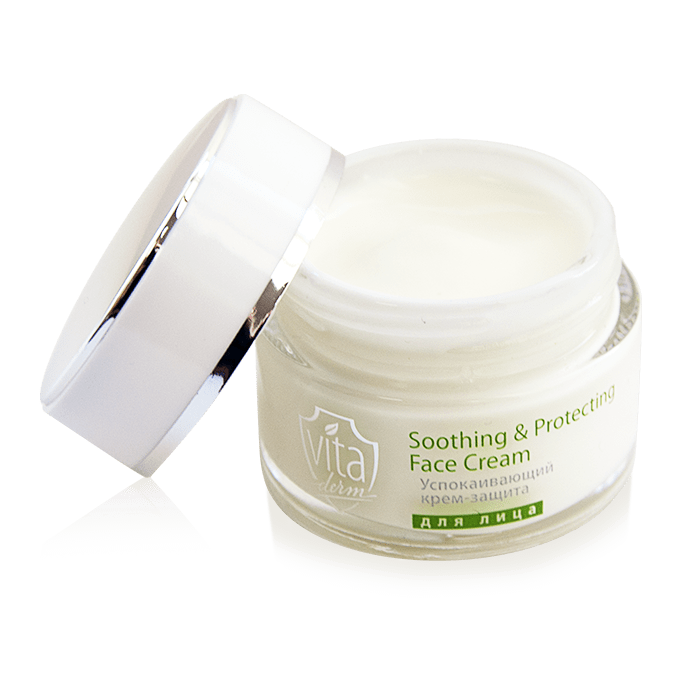 Успокояващ защитен крем лице Vita Derm_16301_TianDeMy.Love