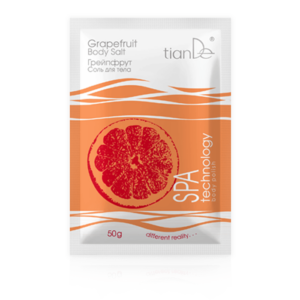 Grapefruit body salt SPA technology