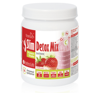 Strawberry Mix Protein Shake Slim Detox Mix Ягода